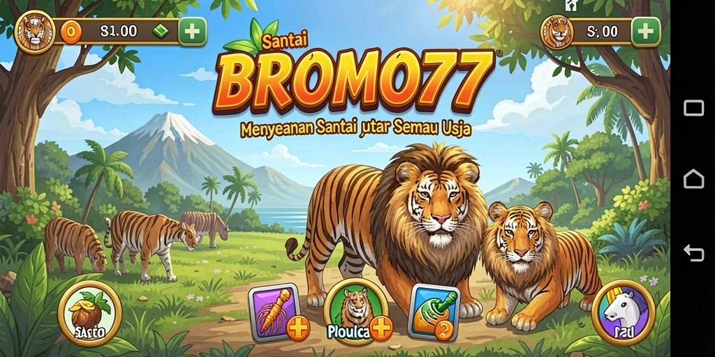 Screenshot dari gameplay BROMO77 yang menarik dan menghibur.
