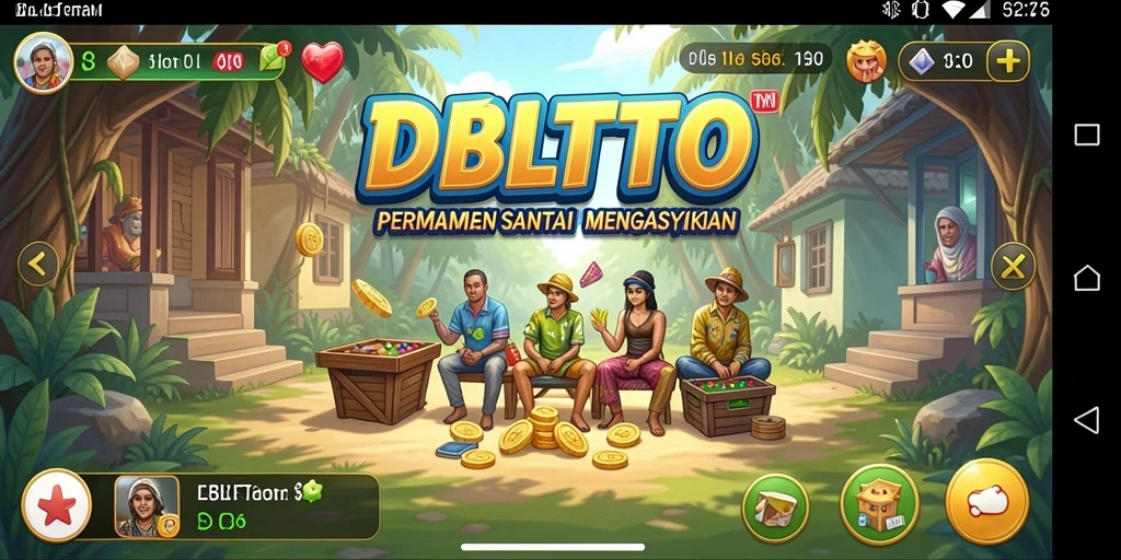 Screenshot gameplay DBLTOTO yang menunjukkan keseruan bermain.