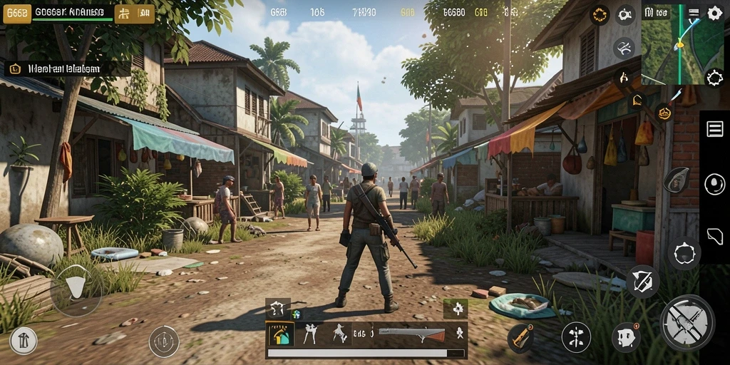 Tampilan gameplay G668 yang imersif dan interaktif dalam simulasi kehidupan.