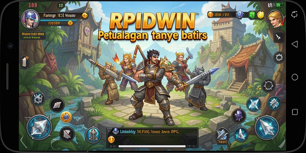 Gameplay RPG yang seru dan menantang di RPIDWIN.