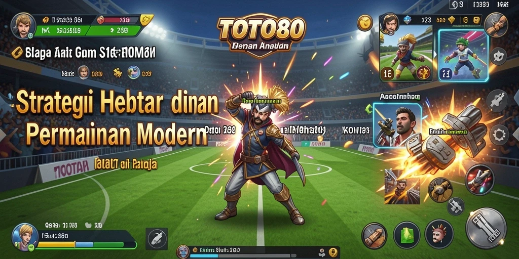 Screenshot gameplay TOTO80 yang menampilkan strategi dan pertempuran hebat.